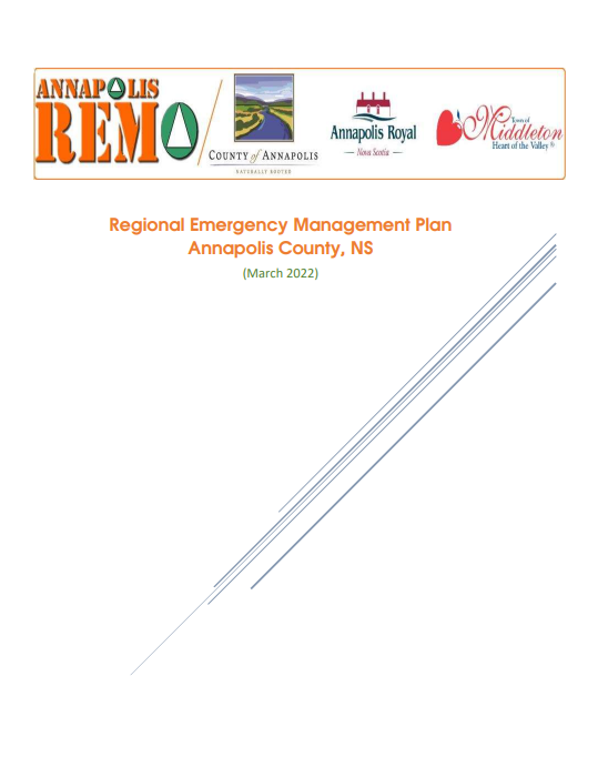 Regional Emergency Management Plan Screenshot